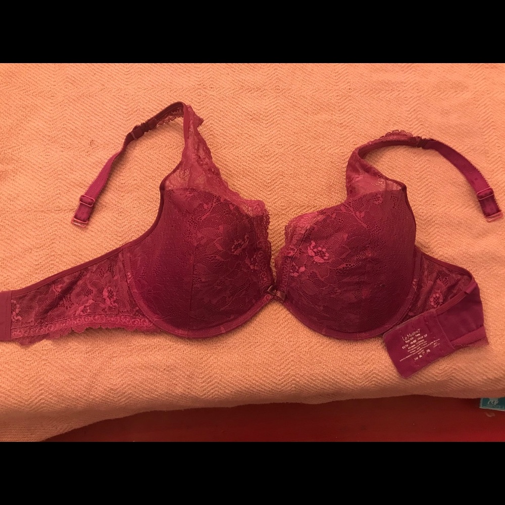 Beautiful Fuchsia Le Mystere 32F convertible bra